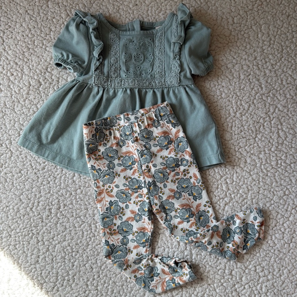 Happily Grey kids set 3-6 months